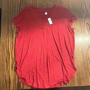 New with Tags! Red Business Casual T shirt from Old Navy, Size Large.